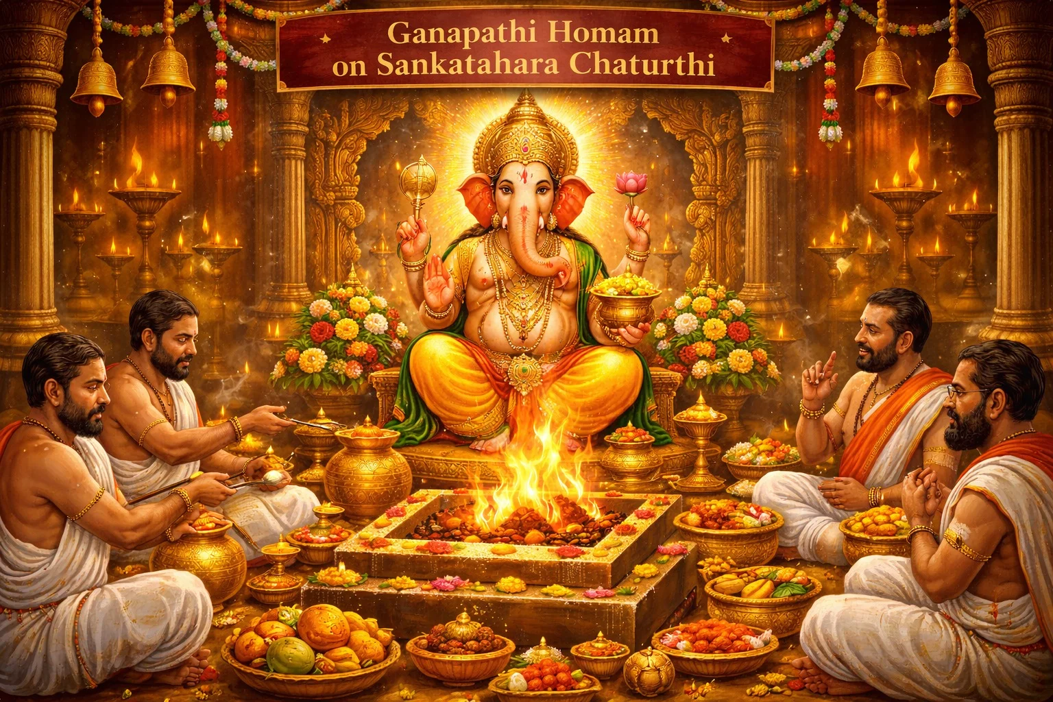 Ganapathi Homam on Sankatahara