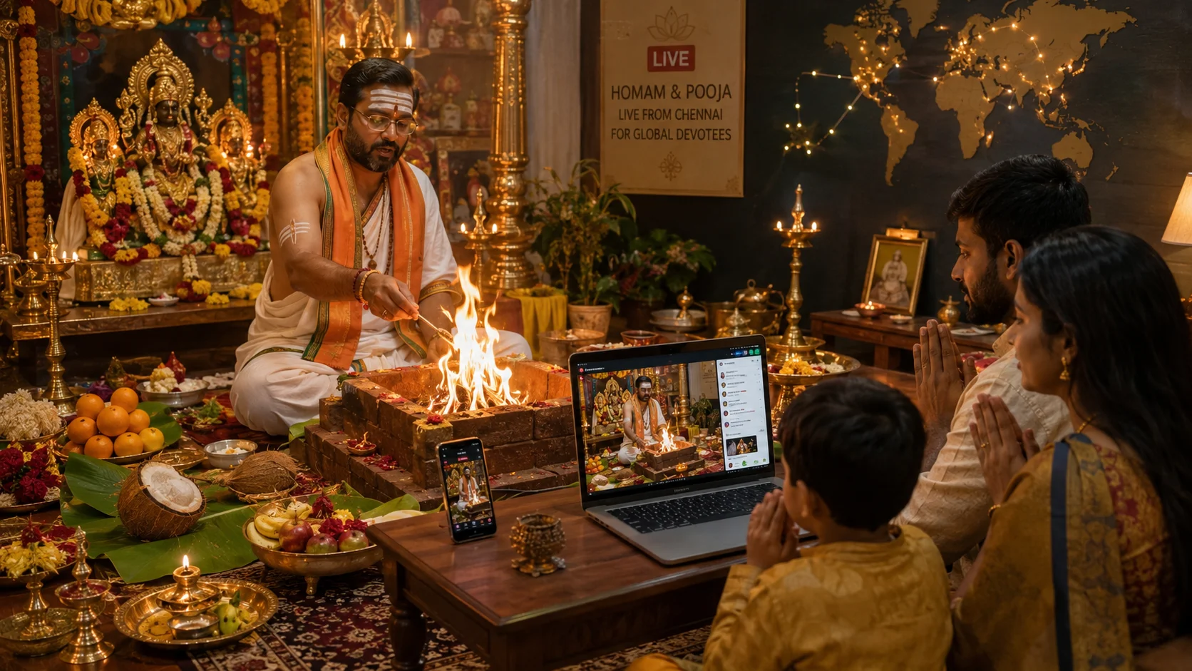 Live Homam and Pooja Services