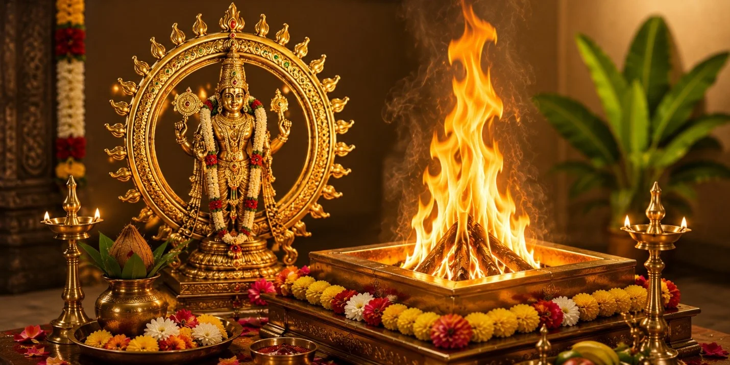 Maha Sudharshana Homam Benefits for Success & Peace