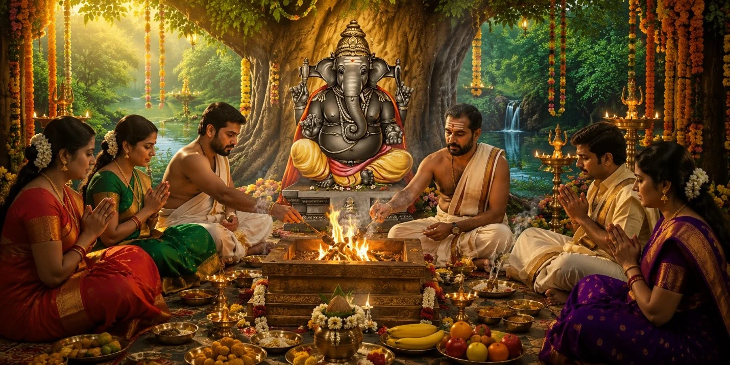 Ganapathi Homam for Ganesh Chaturthi